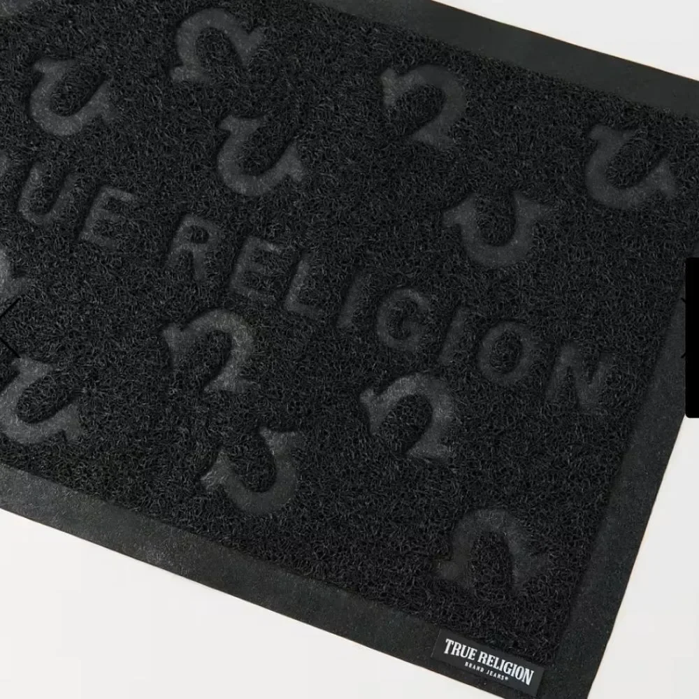 True Religion Waterproof Pet Placemat- Black